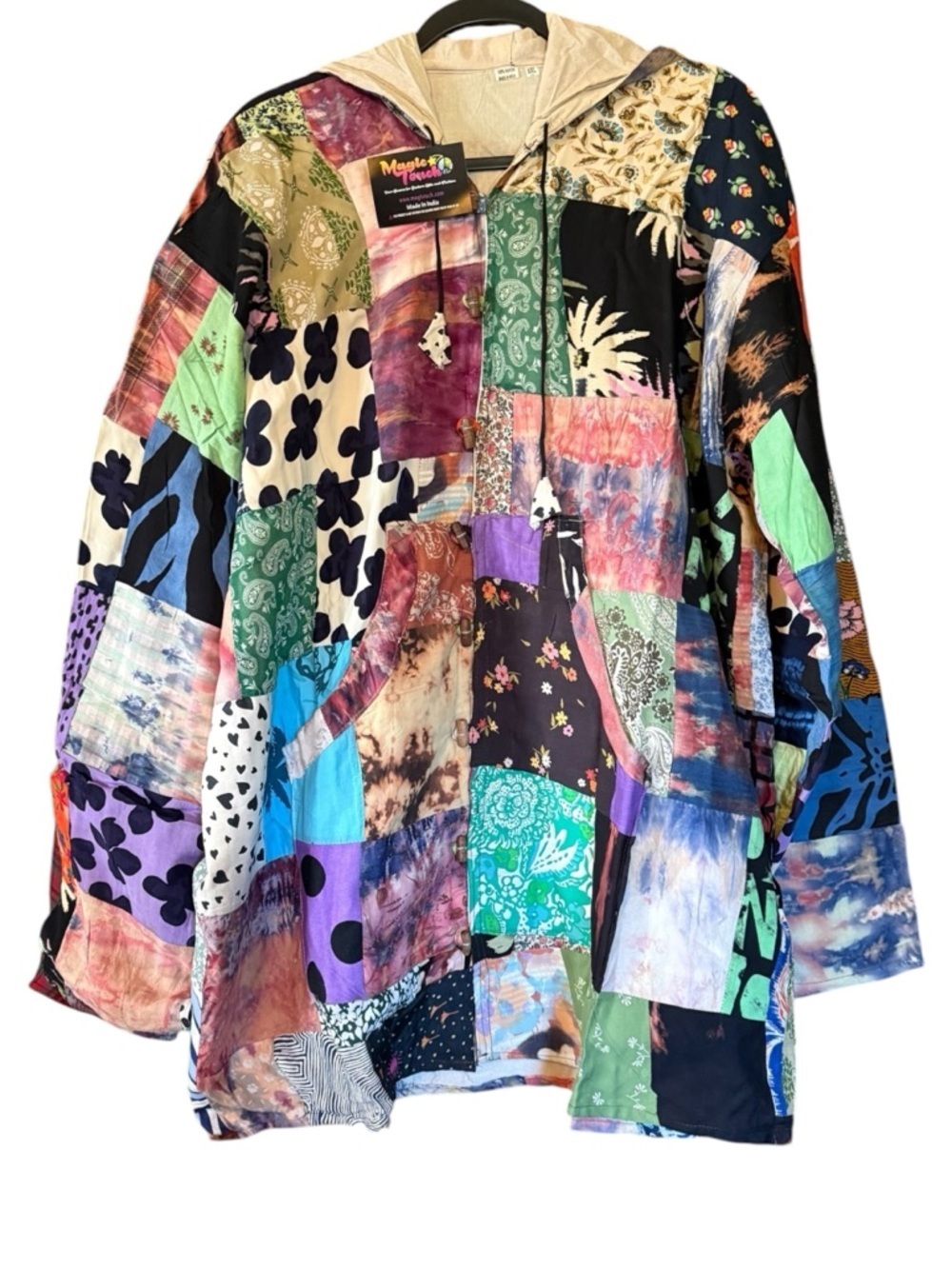 Harmony Patchwork Hoodie Jacket - NWT